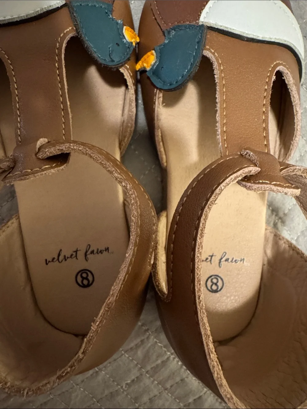 Velvet Fawn Mallard Mary Jane Shoe Size 8